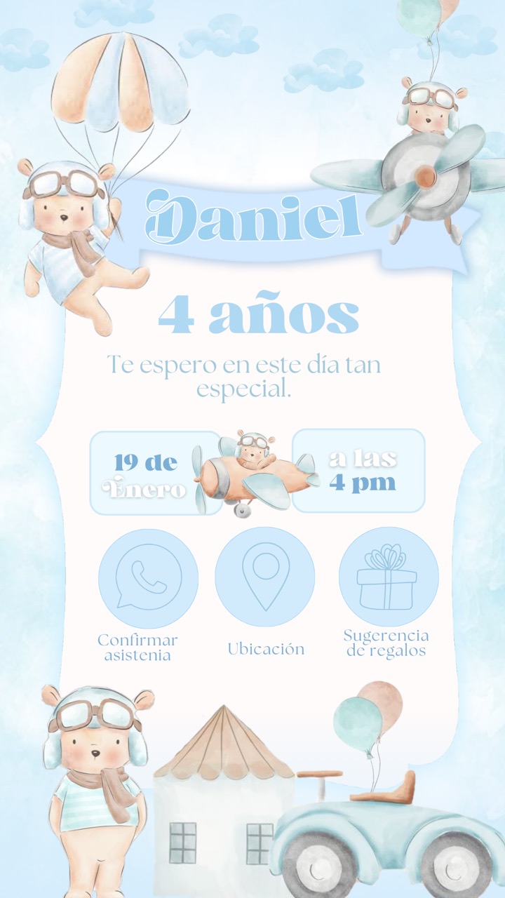 La tarjeta de Daniel, tema aviadores